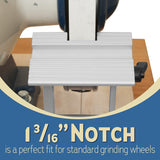 Adjustable Replacement Tool Rest Sharpening Jig for 6 inch or 8 inch Bench Grinders and Sanders •Includes a Pivoting