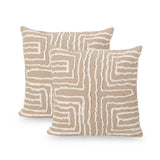 Alkire Modern Fabric Throw Pillow Cover by Christopher Knight Home