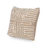 Alkire Modern Fabric Throw Pillow Cover by Christopher Knight Home