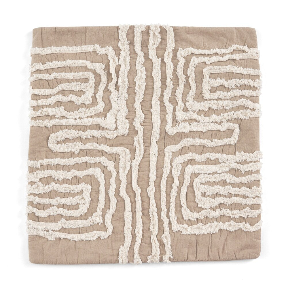 Alkire Modern Fabric Throw Pillow Cover by Christopher Knight Home