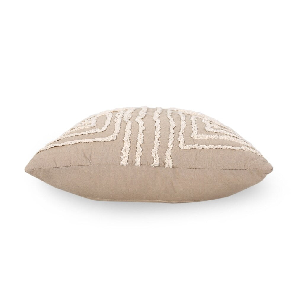 Alkire Modern Fabric Throw Pillow Cover by Christopher Knight Home