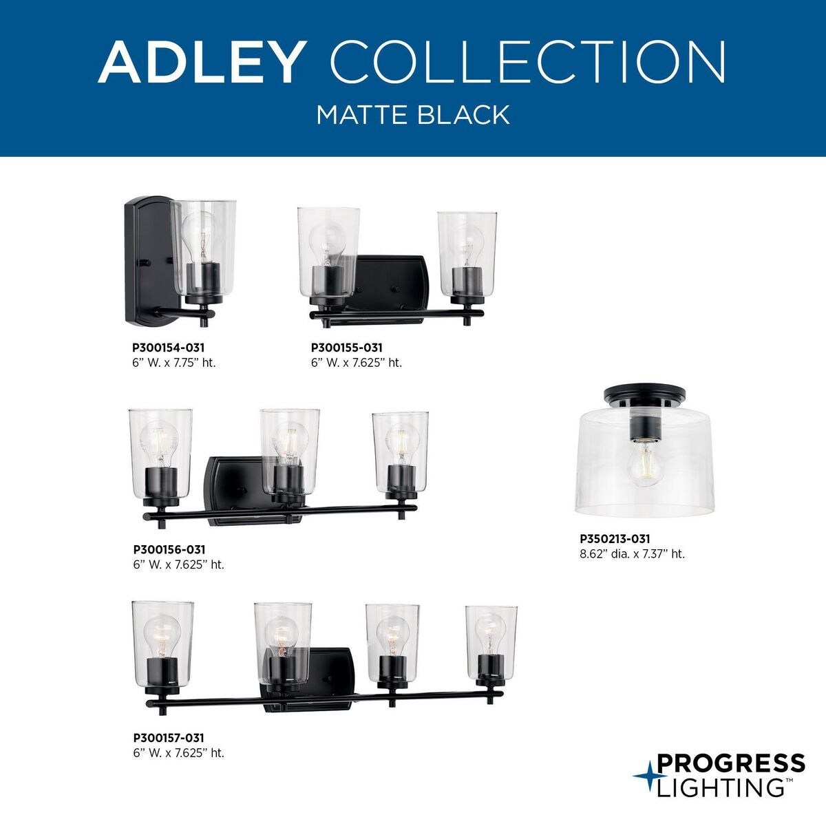 Adley Collection Five-Light Matte Black Etched White Glass New Traditional Chandelier - 22.87 in x 22.87 in x 17.25 in
