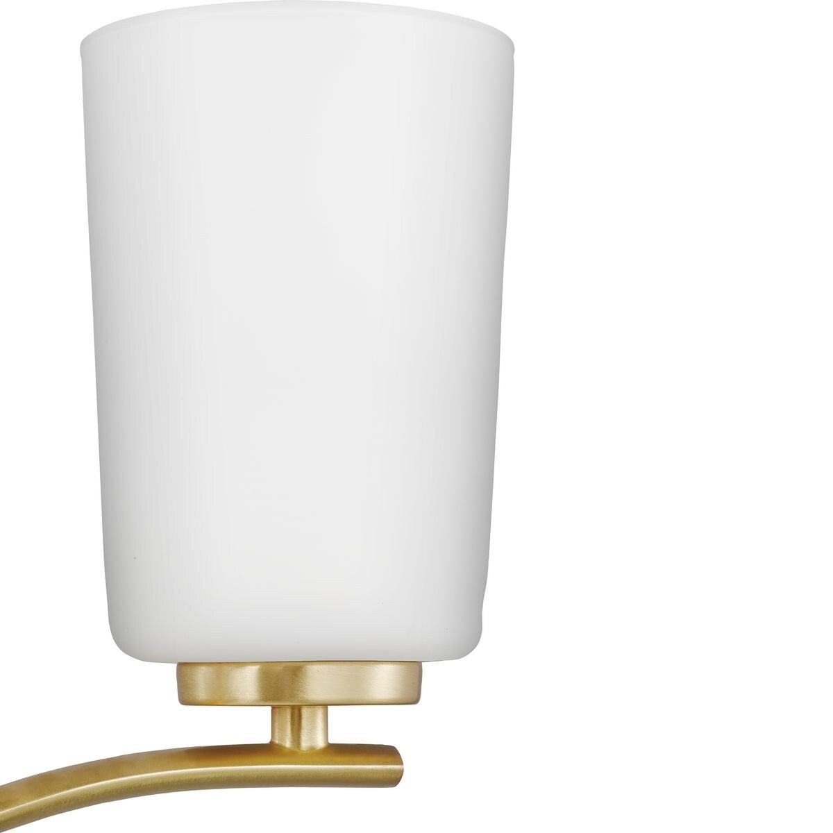 Adley Collection Five-Light Satin Brass Etched White Glass New Traditional Chandelier - 22.87 in x 22.87 in x 17.25 in