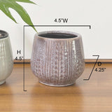 Admired By Nature Planters Pots, Modern Ceramic for Home Décor