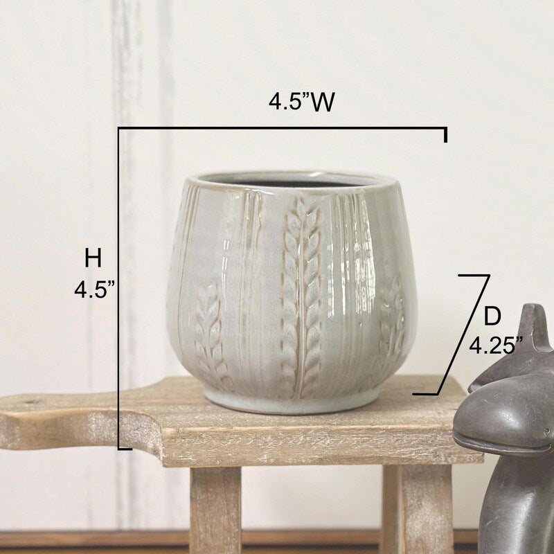 Admired By Nature Planters Pots, Modern Ceramic for Home Décor