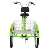 Adult Tricycle 1/7 Speed 3 Wheel For Shopping W/ Installation Tools Cycling