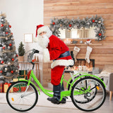 Adult Tricycle 1/7 Speed 3 Wheel For Shopping W/ Installation Tools Cycling