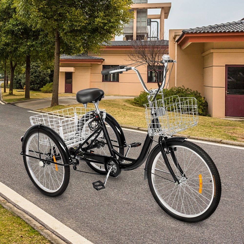 Adult Tricycle 24" Wheels, 7 Speed Men's Women's Bike
