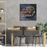 After A Million Years Of Evolution Print On Wood by Anna Shabalova - Multi-Color