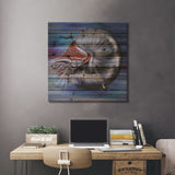 After A Million Years Of Evolution Print On Wood by Anna Shabalova - Multi-Color