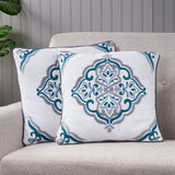 Afton Modern Fabric Throw Pillow by Christopher Knight Home