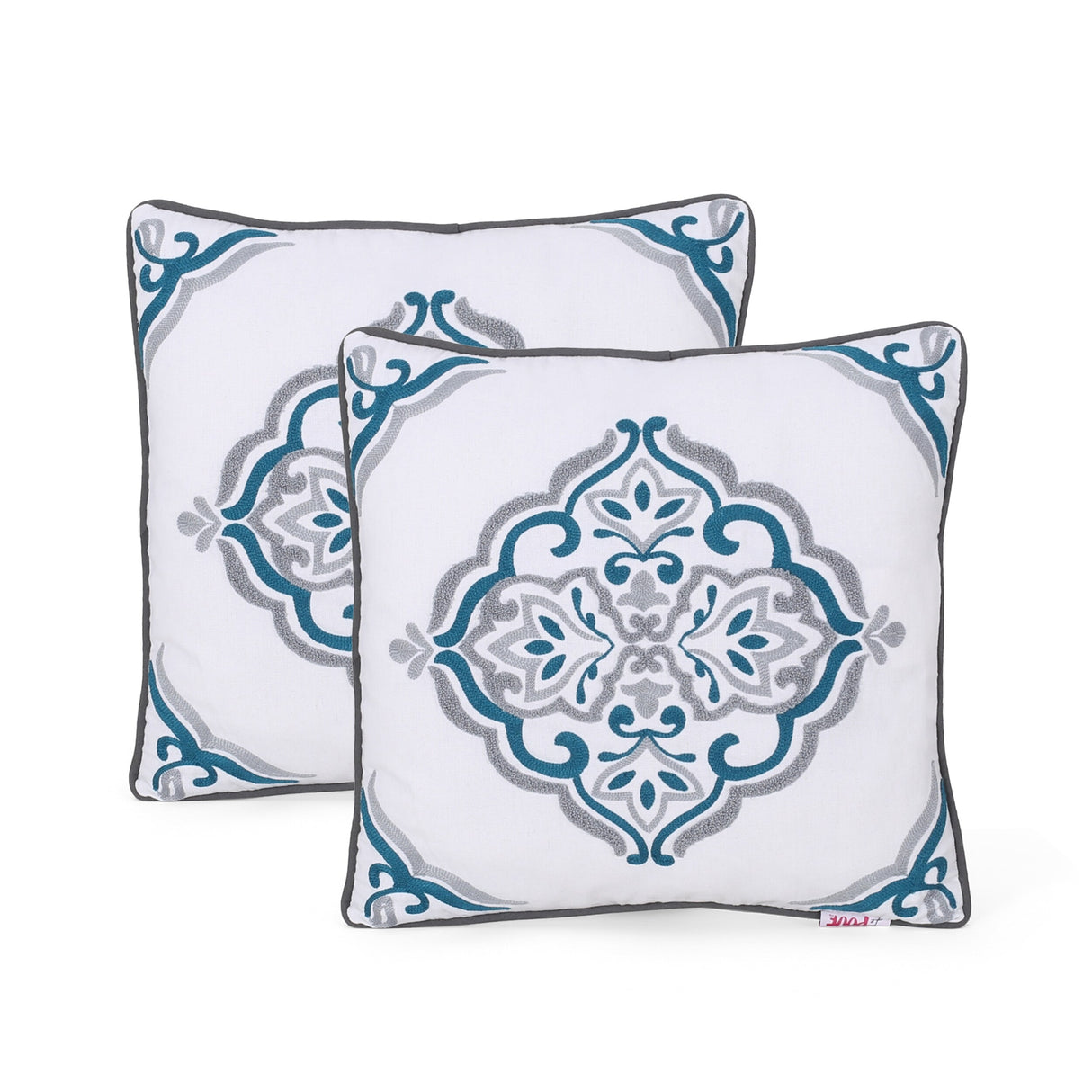 Afton Modern Fabric Throw Pillow by Christopher Knight Home