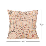 Agassi Handcrafted Fabric Pillow Cover by Christopher Knight Home