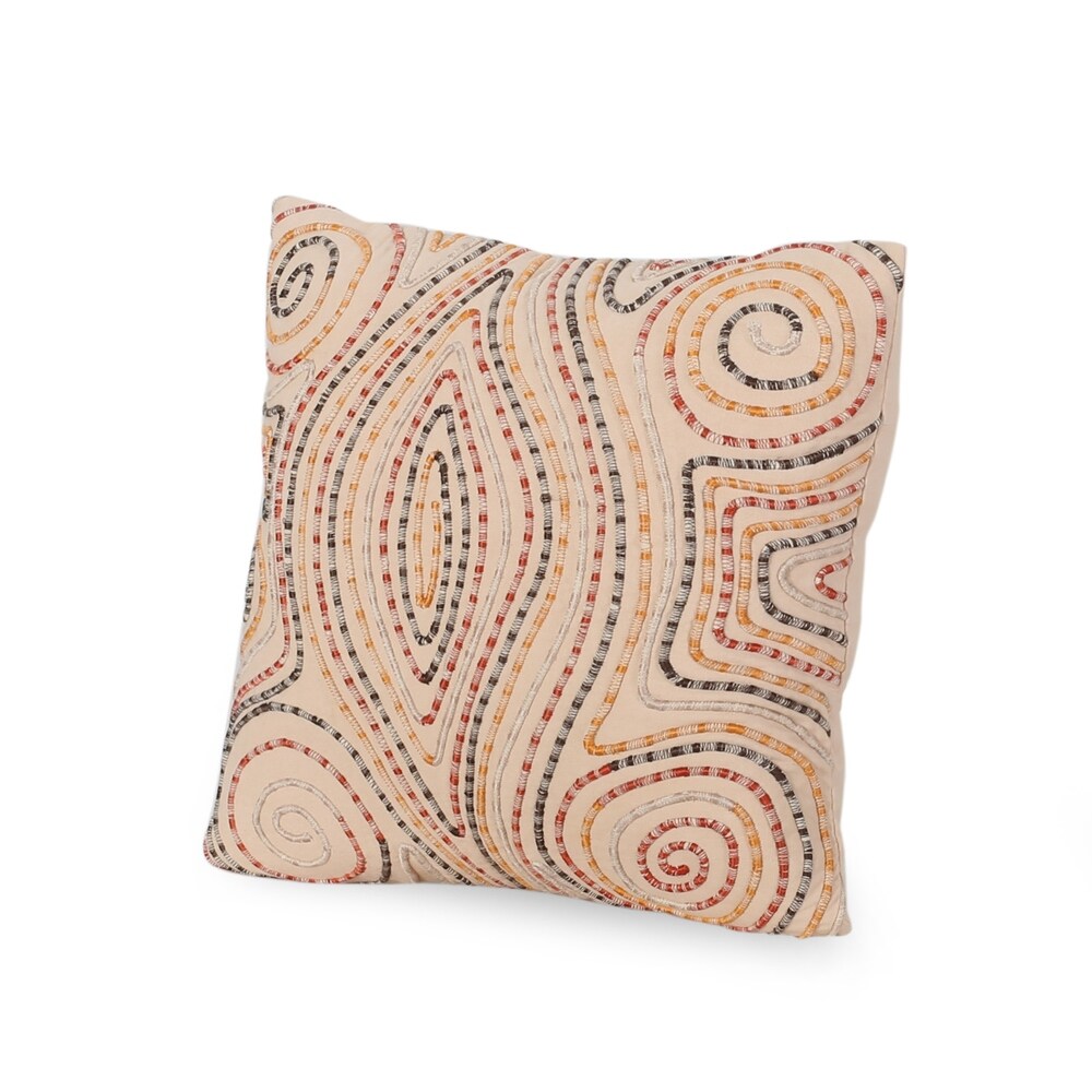 Agassi Handcrafted Fabric Pillow Cover by Christopher Knight Home