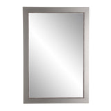 Aged Silver Wall Mirror - Silver lined with charcoal aging accent