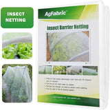 Agfabric Garden Netting Against Bugs Birds Mesh Netting 10x15ft White - 10'x15'