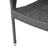 Aggie Outdoor Acacia Wood and Wicker Outdoor 6 Piece Dining Set with Bench by Christopher Knight Home