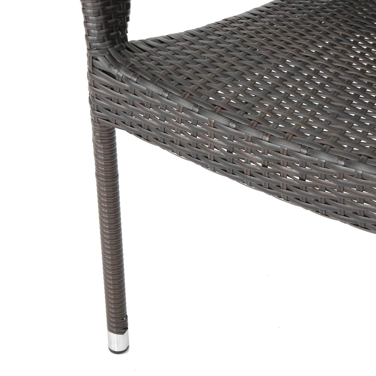 Aggie Outdoor Acacia Wood and Wicker Outdoor 6 Piece Dining Set with Bench by Christopher Knight Home