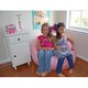 Ahh Products Pink Organic Cotton Washable Bean Bag Chair