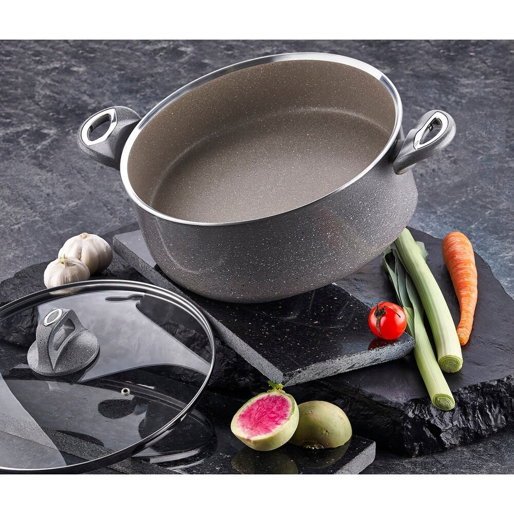 Ahri Non-Stick Stainless Steel Soup Pot with Lid