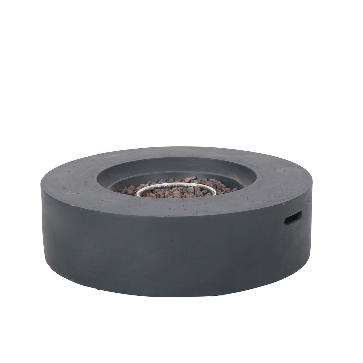 Aidan Circular 50K BTU Outdoor Gas Fire Pit Table with Tank Holder by Christopher Knight Home
