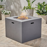 Aidan Outdoor Propane Fire Pit Table by Christopher Knight Home