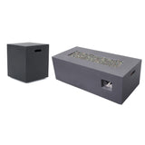 Aidan Rectangular Propane Fire Pit Table with Tank Holder