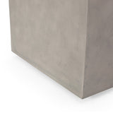 Aido Outdoor Modern Tank Holder Side Table by Christopher Knight Home - 16.00" W x 16.00" L x 20.00" H