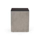 Aido Outdoor Modern Tank Holder Side Table by Christopher Knight Home - 16.00" W x 16.00" L x 20.00" H