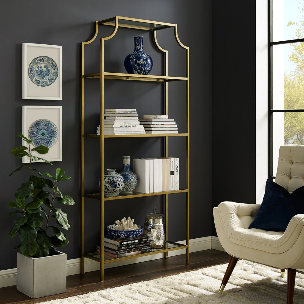 Crosley Aimee Glass Etagere