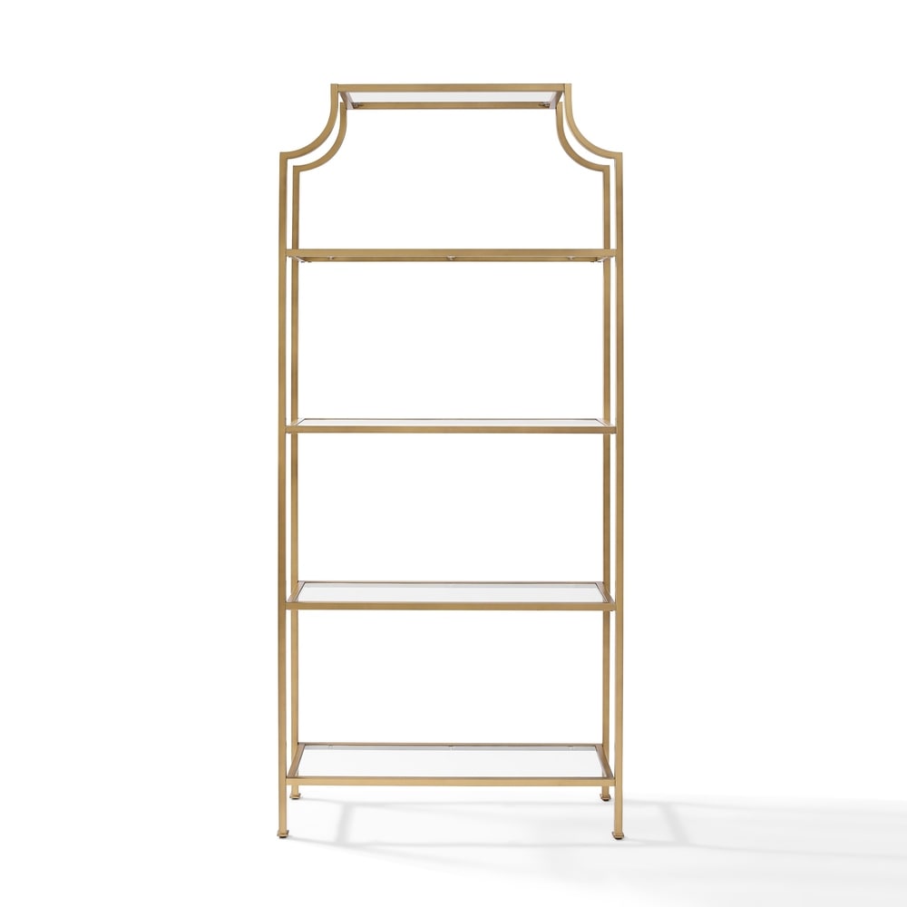 Crosley Aimee Glass Etagere