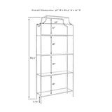 Crosley Aimee Glass Etagere
