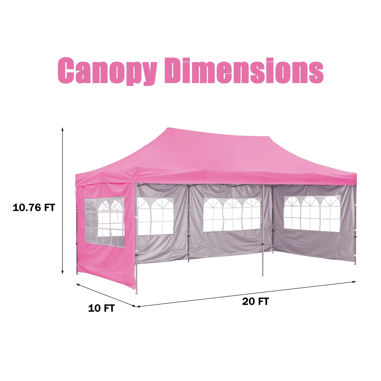 Ainfox 10x20FT Outdoor Pop up Patio Canopy Tent