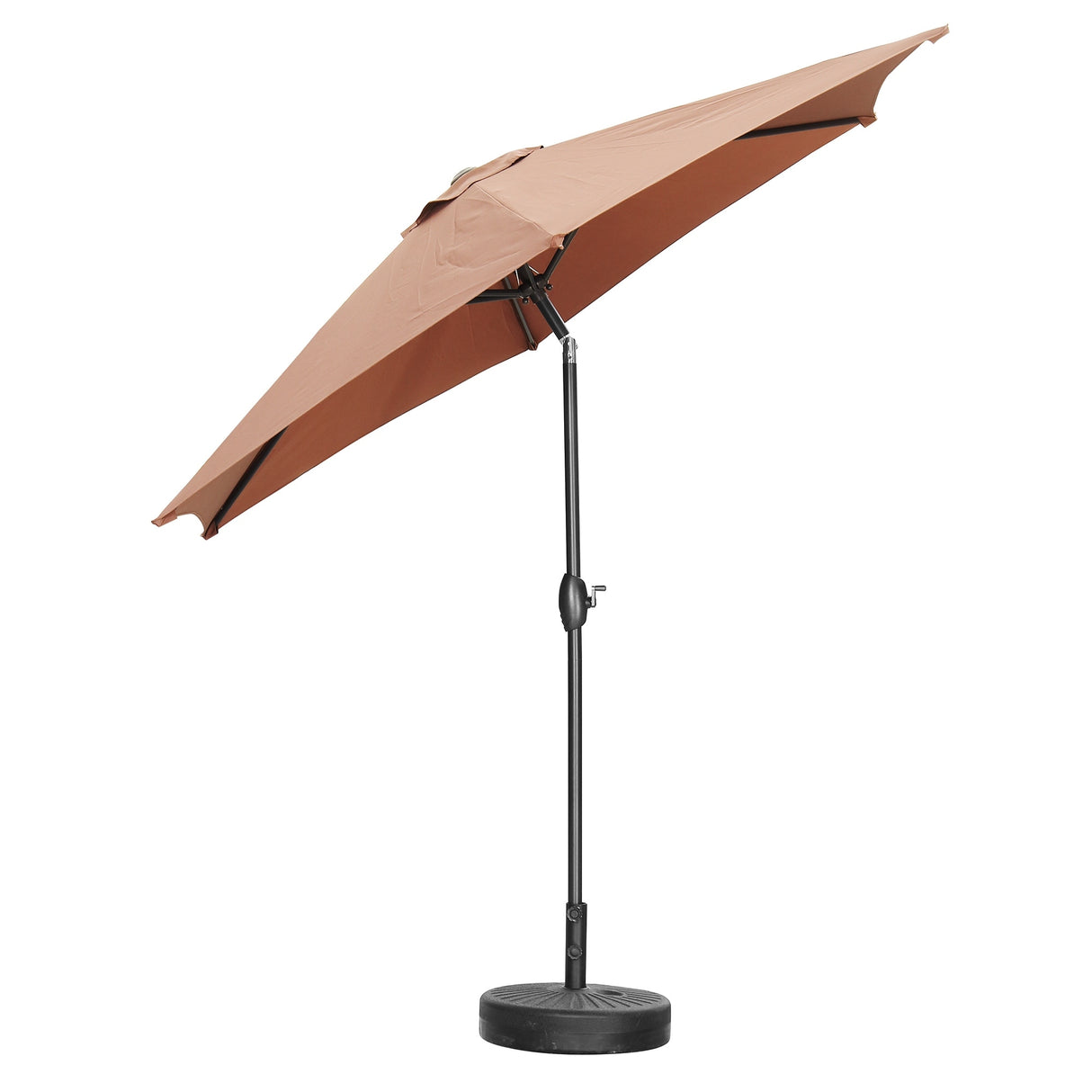 Ainfox 9ft Outdoor Patio Umbrella Multi-color Crank Lift Without Base