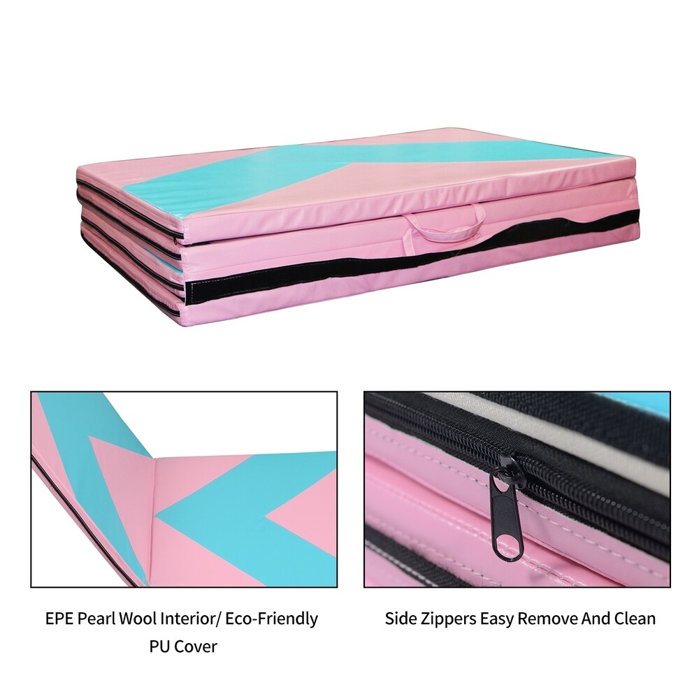 Ainfox Gymnastics Exercise Mat Aerobics Yoga Stretching Fitness Mat