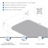 Ultra-Soft & Silky 800TC Premium-Quality Supima Cotton Sheet Set