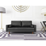 Aisha 70" Faux Leather Sofa