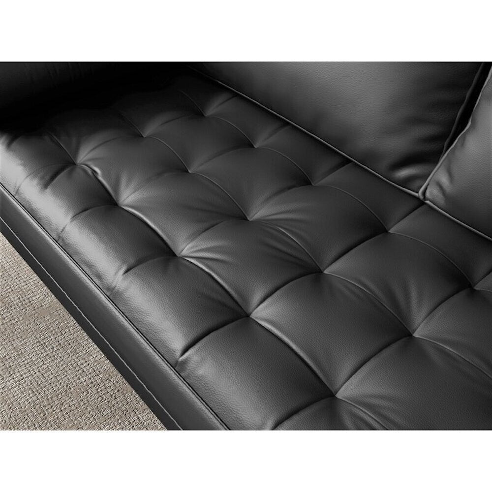 Aisha 70" Faux Leather Sofa