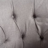 Akira Tufted Fabric Club Chair by Christopher Knight Home