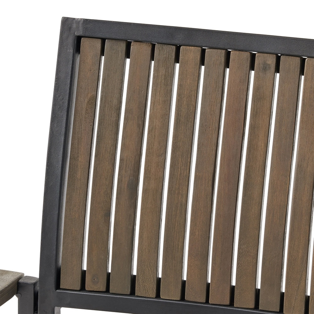 Alametos Outdoor 4 Seater Acacia Wood Square Dining Set by Christopher Knight Home