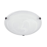 Alan 4-light White Flush Mount Fixture