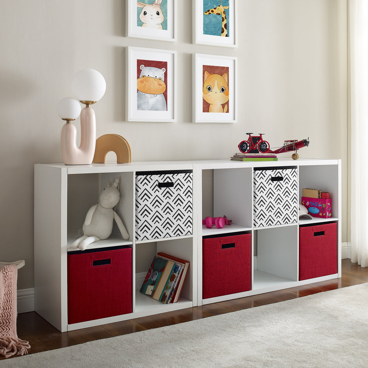 Alaric Six Cube Storage Cabinet