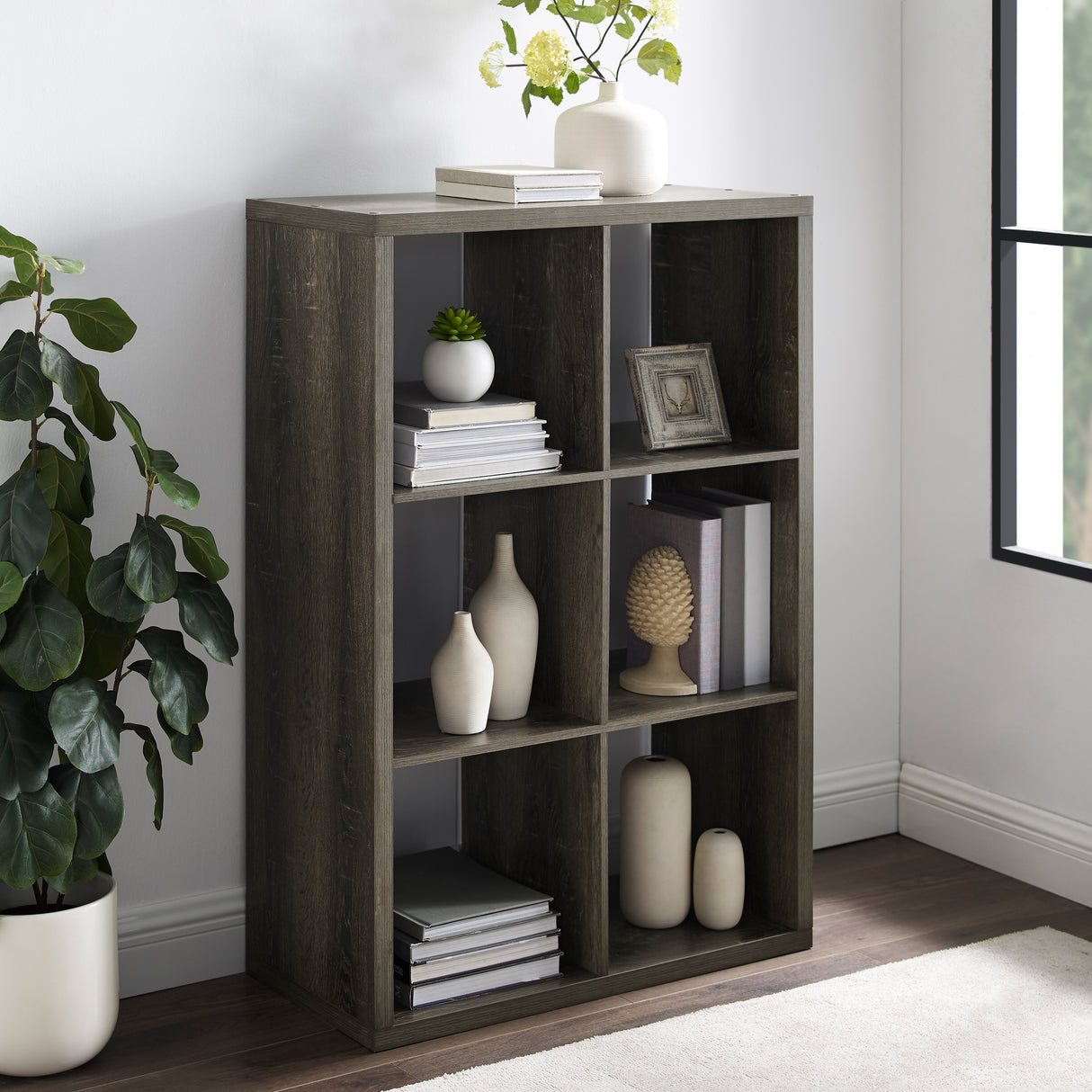 Alaric Six Cube Storage Cabinet