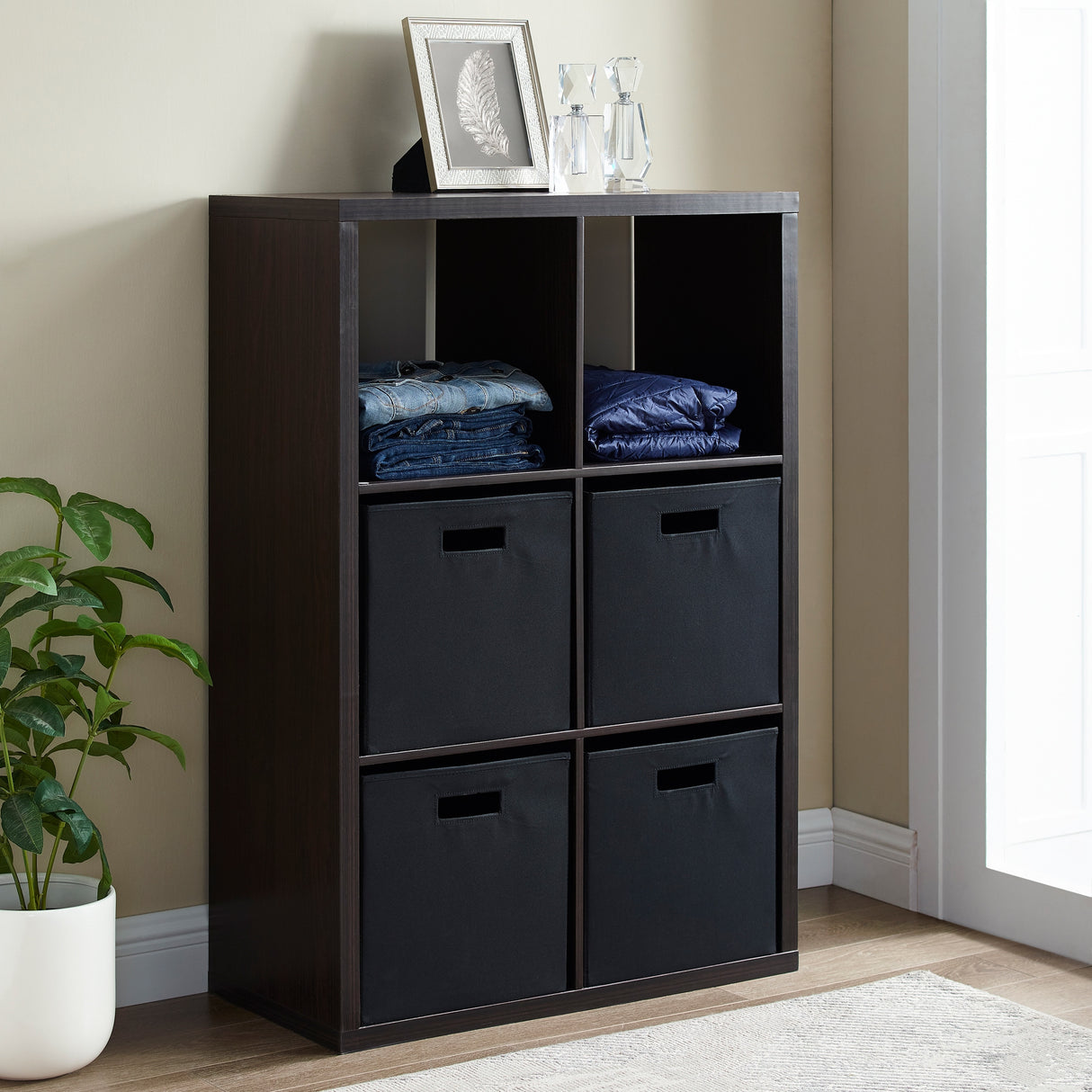 Alaric Six Cube Storage Cabinet