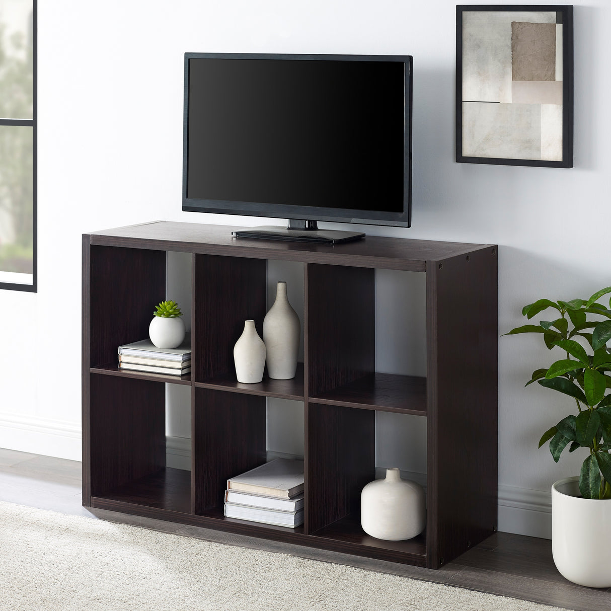 Alaric Six Cube Storage Cabinet