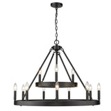 Alastair 2 Tier - 12 Light Chandelier - 35x24.5"