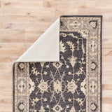 Alastair Handmade Medallion Taupe/ Black Area Rug (5' X 8') - 5' x 8'/Surplus
