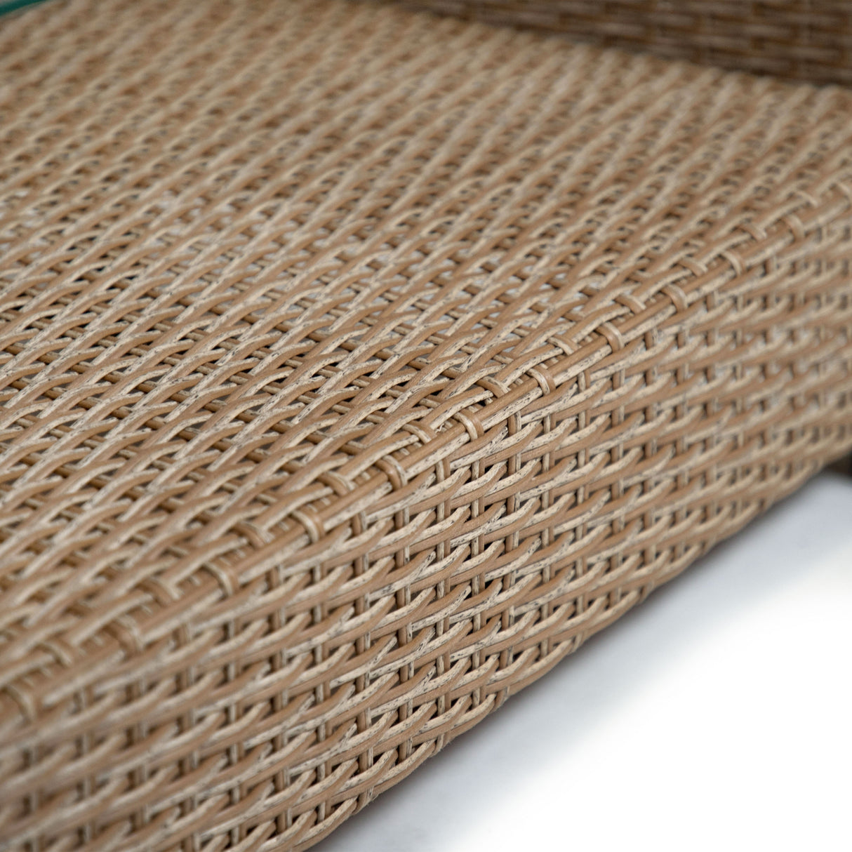 Alaya Modern Wicker and Glass Top Outdoor Coffee Table by M&L Co.