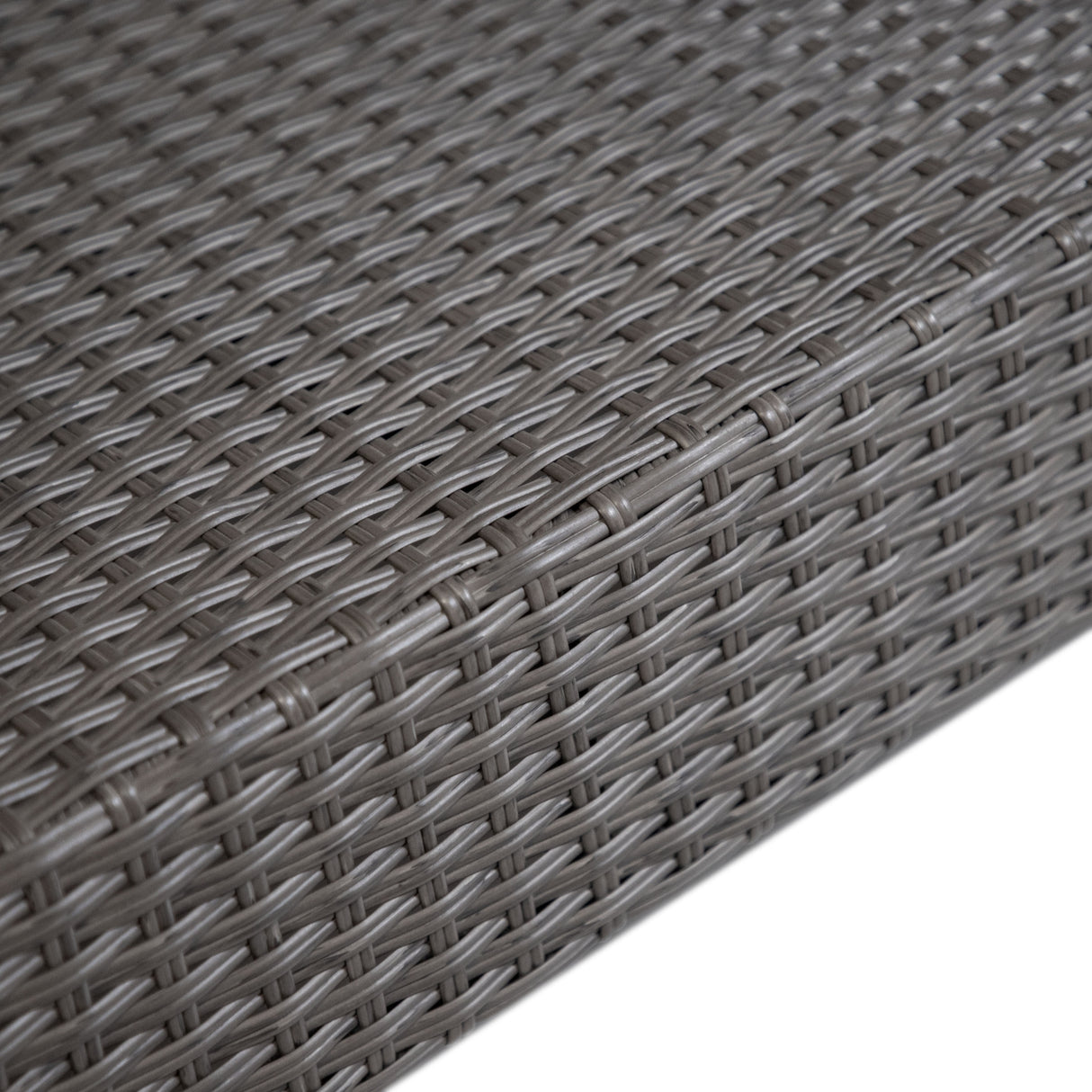 Alaya Modern Wicker and Glass Top Outdoor Coffee Table by M&L Co.