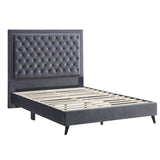 Alba Upholstered King Panel Bed